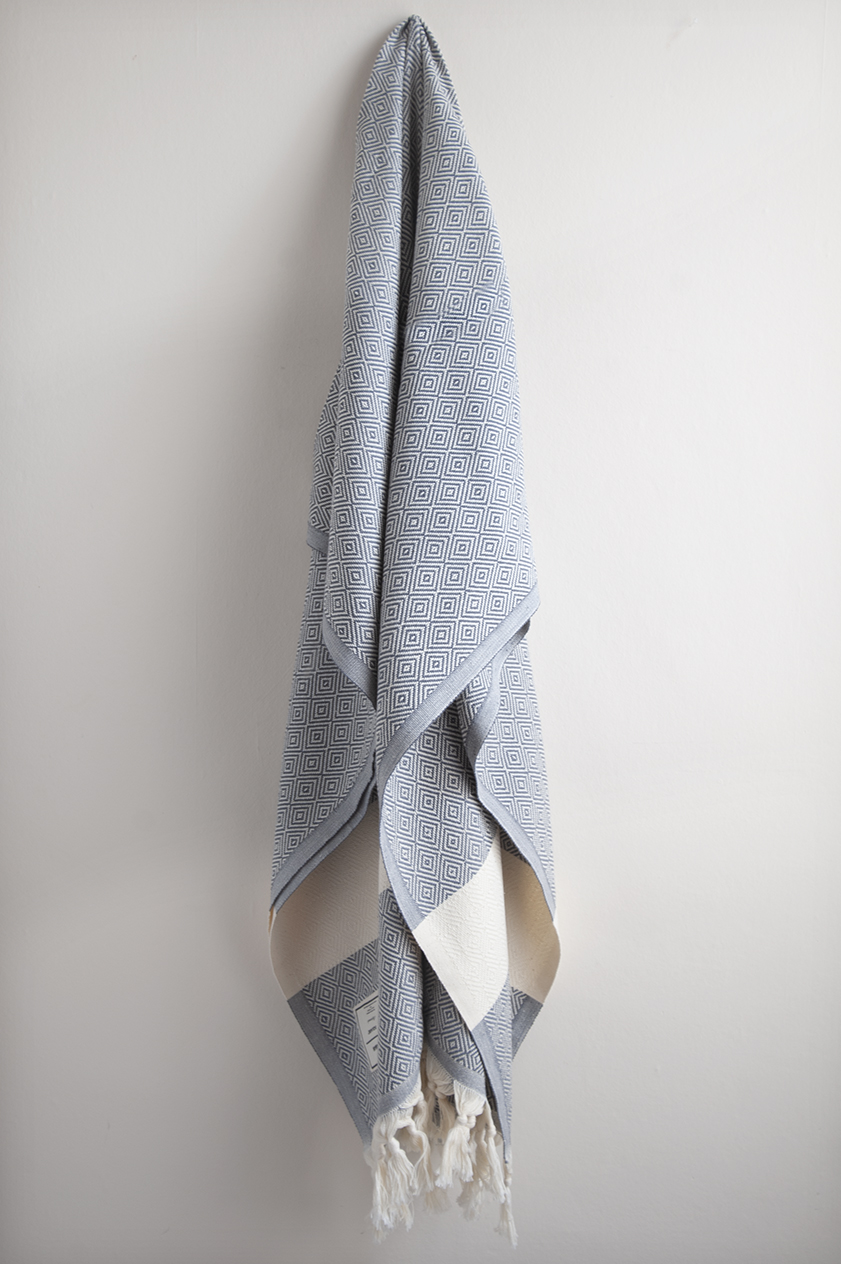 Square Towel, Dark Grey